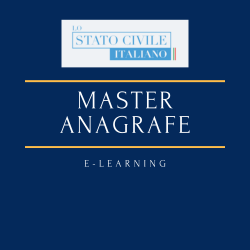 E-Master ANAGRAFE 3° Edizione - Anno 2022